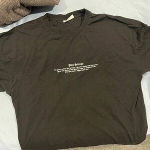 Pop smoke meet the woo black shirt